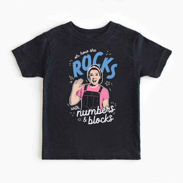 Oh How She Rocks Toddler Tee - All The Small Tees