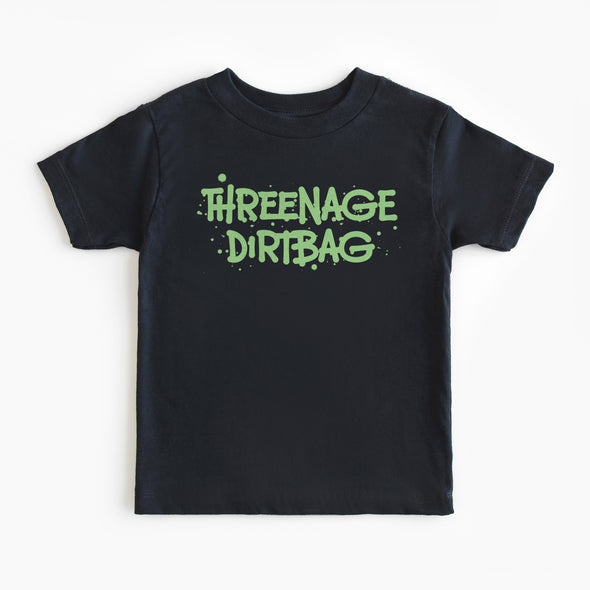 The Threenage Dirtbag Toddler Tee - All The Small Tees