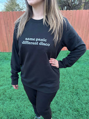 Same Panic Different Disco Organic Crewneck Sweatshirt - All The Small Tees