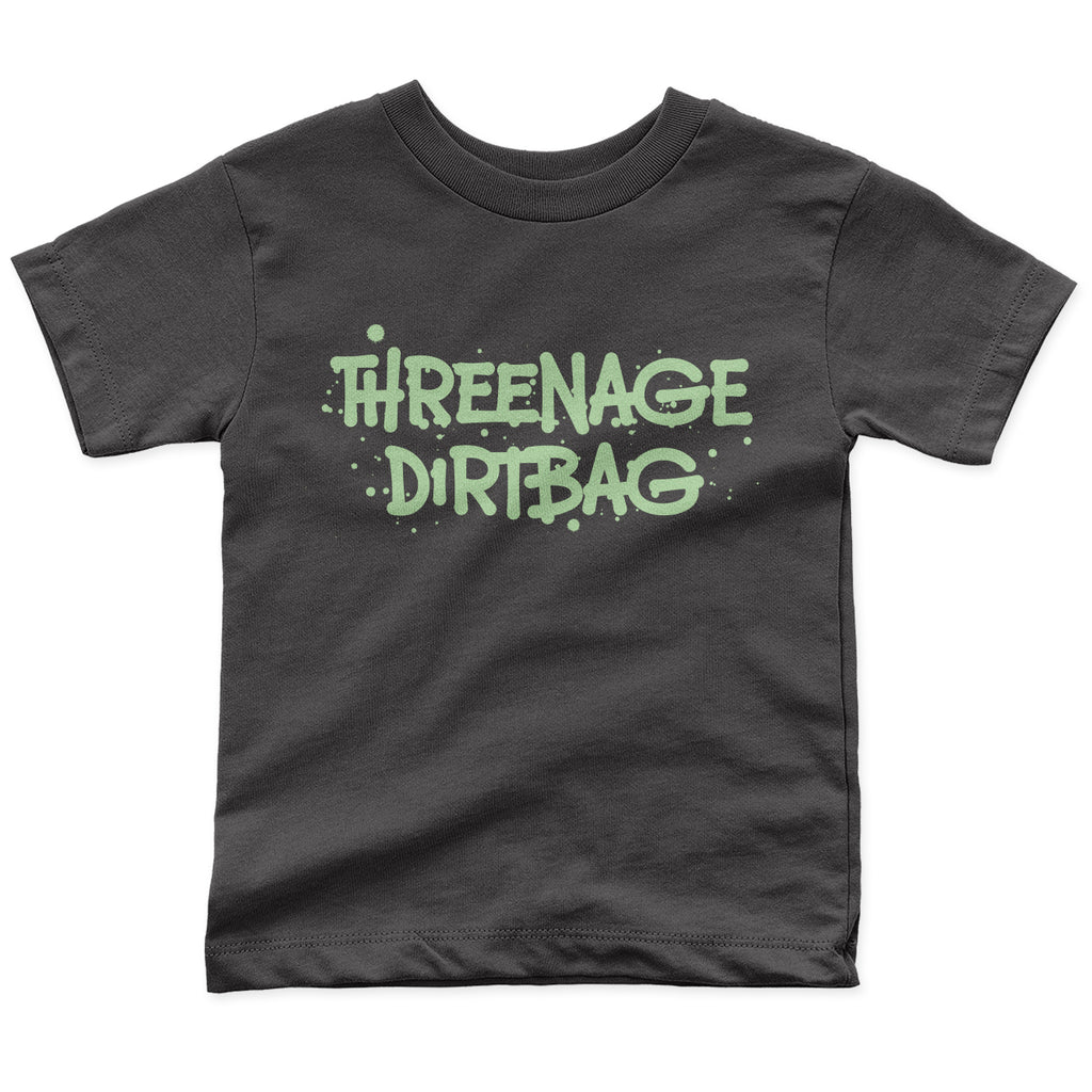 The Threenage Dirtbag Toddler Tee - All The Small Tees