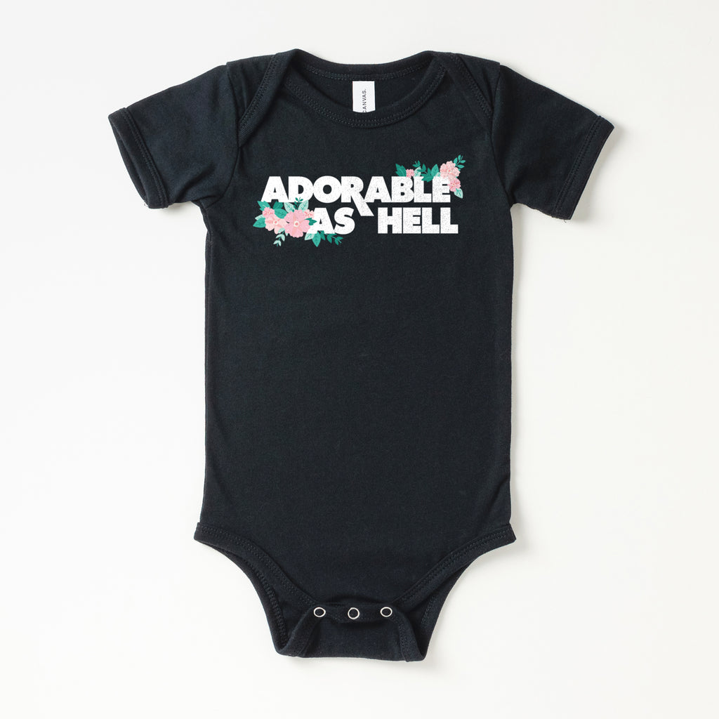 Adorable As Hell Baby Onesie