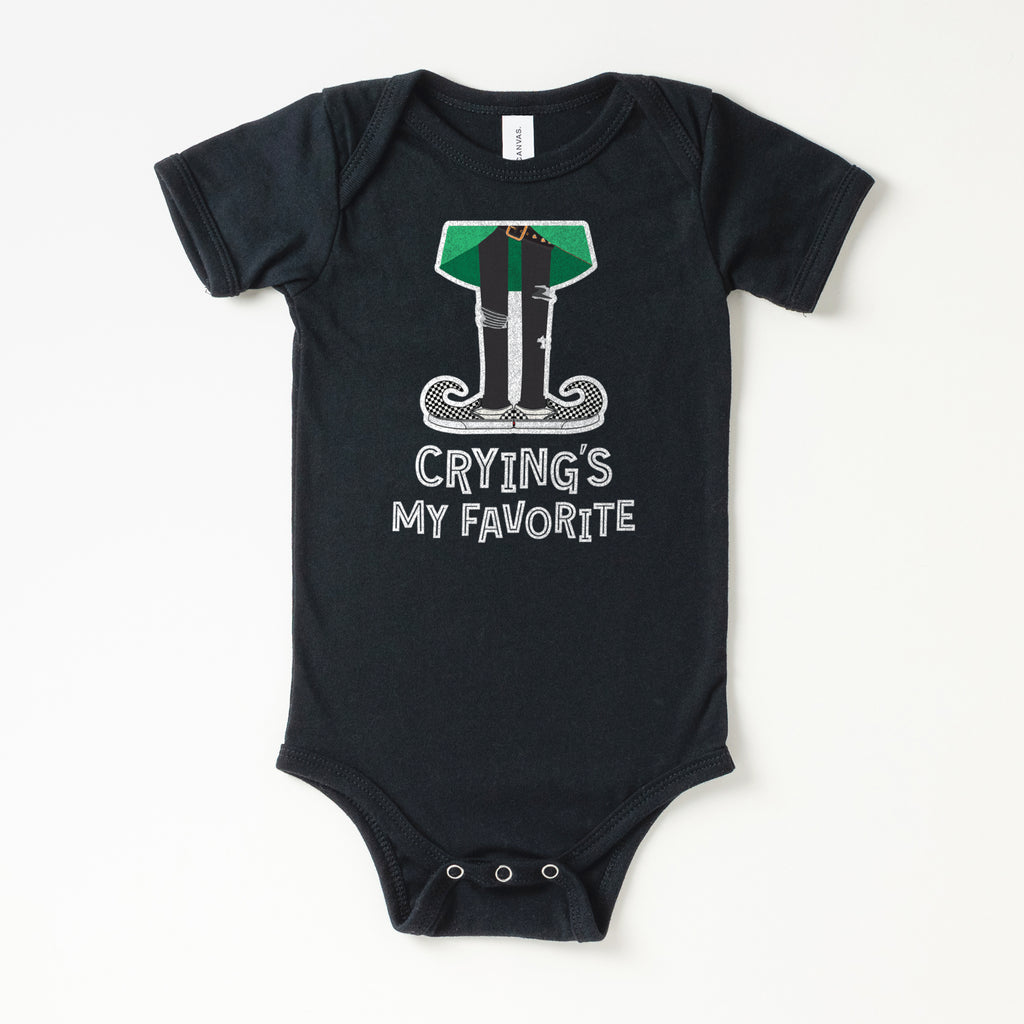 Crying's My Favorite Baby Onesie - All The Small Tees