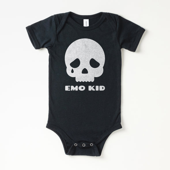 Emo Kid Baby Onesie