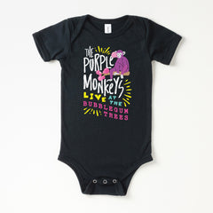 The Purple Monkeys Live Baby Onesie