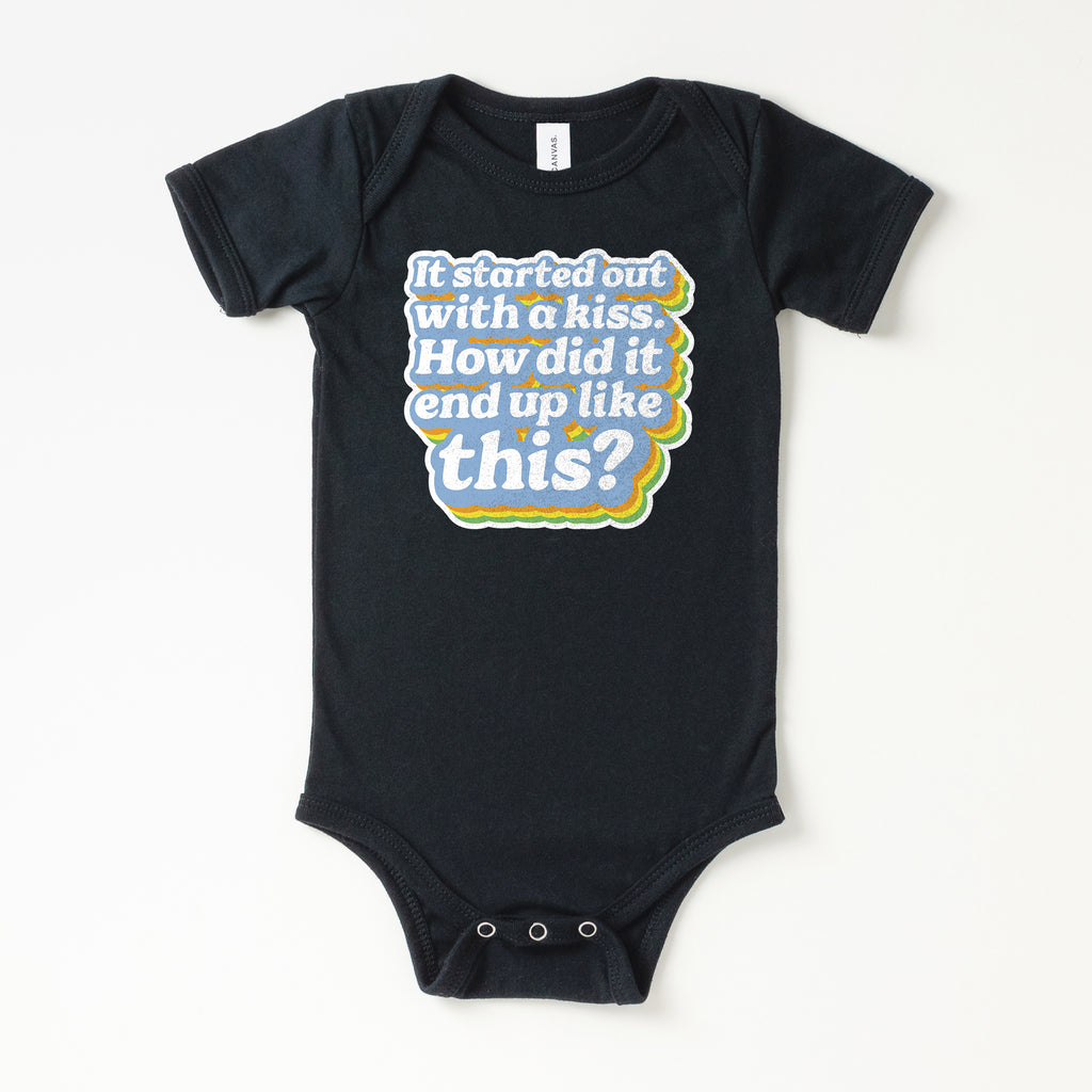 Started Out With a Kiss Onesie - All The Small Tees
