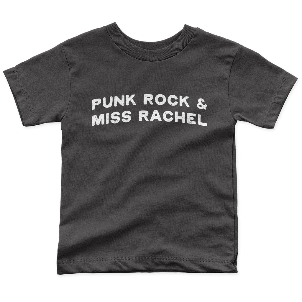 Punk Rock & Miss Rachel Toddler Tee - All The Small Tees